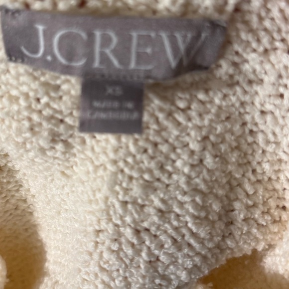 J. Crew Women's Ivory Crew Neck Sweater - Picture 4 of 4